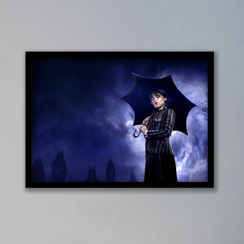 تابلو مدل ونزدی آدامز Wednesday Addams کد LAG1054