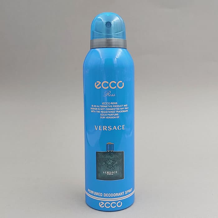 اسپری خوشبو کننده بدن اکو ecco مدل VERSACE حجم 200 میل 90547