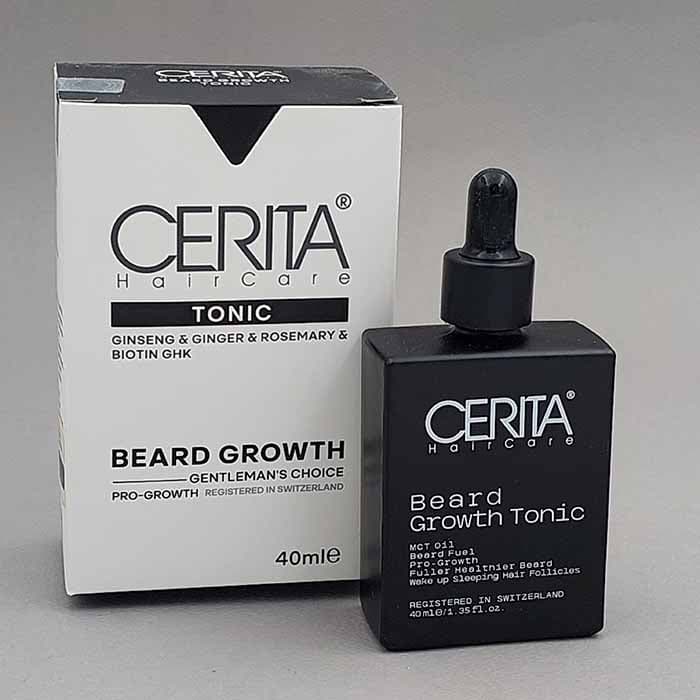عمده فروشی تونیک تقویت ریش سریتا CERITA با رایحه رزماری حجم 40 میل کد 93634