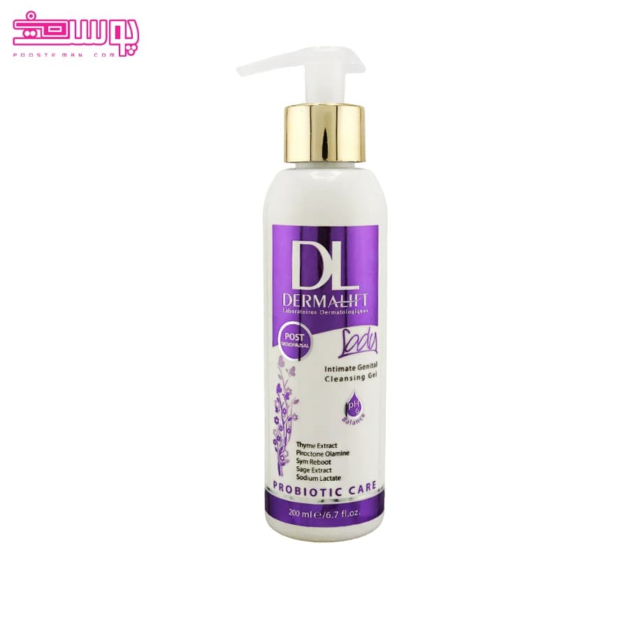 ژل شست وشوی بهداشتی مناسب بانوان یائسه درمالیفت DERMA LIFT و 200میل 92302 — تصویر ۳