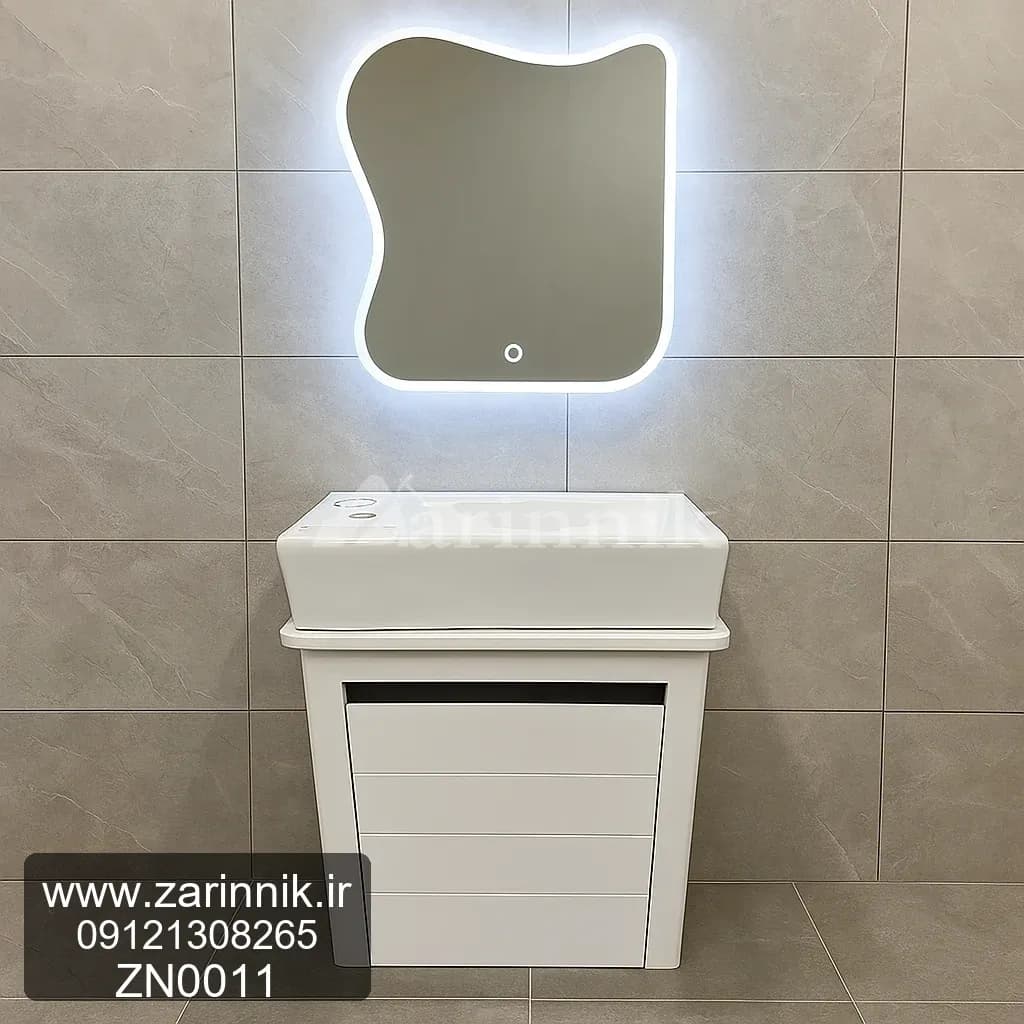 روشویی کابینتی 25*45 مدرن زرین نیک کد ZN0011