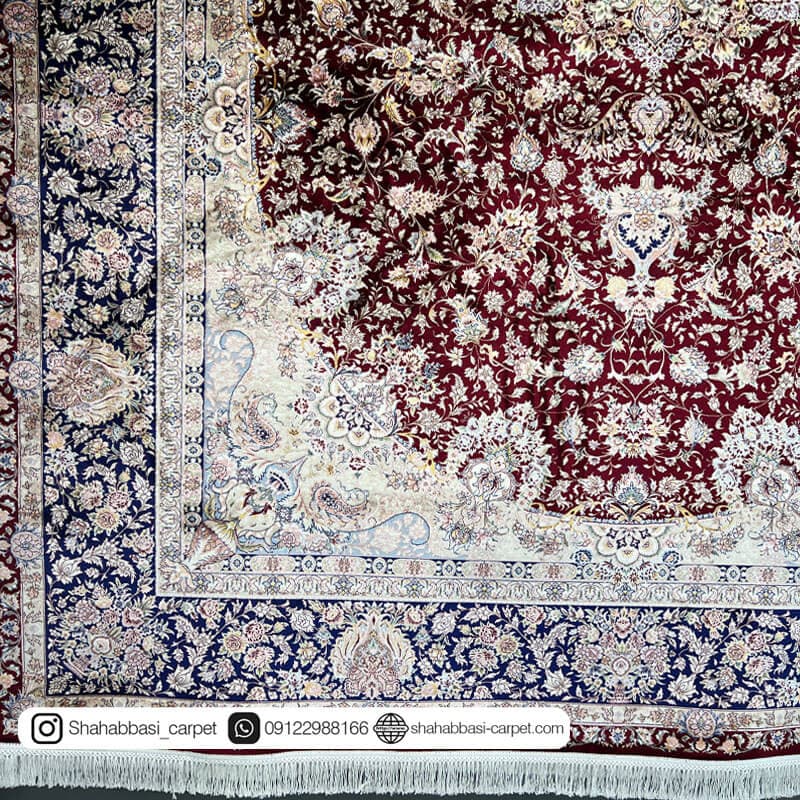 فرش شاهان کد 1200510 لاکی — تصویر ۴