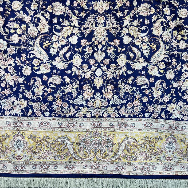 فرش شاهان کد 1200504 سرمه ای — تصویر ۳
