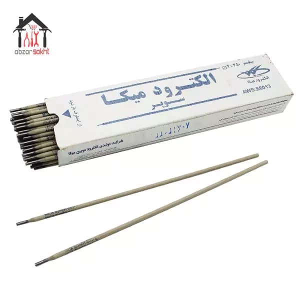 الکترود میکا 4 (SUPER MICA E6013) سیم جوش میکا کارتن 20 کیلویی — تصویر ۵