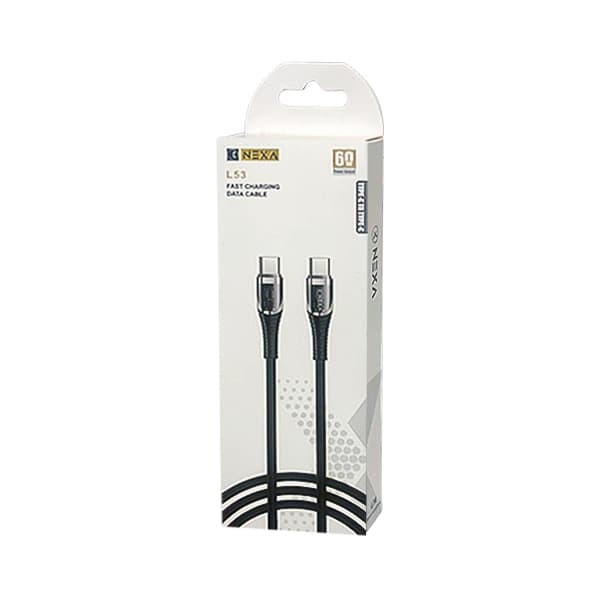کابل دو سر تایپ سی Nexa 60W مدل L53 طول 1 متر — تصویر ۲