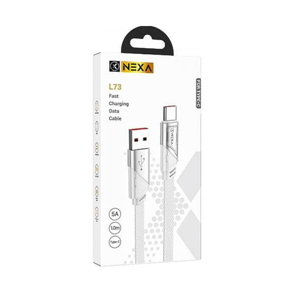 کابل USB به Nexa Type-C مدل L73 طول 1.2 متر — تصویر ۲