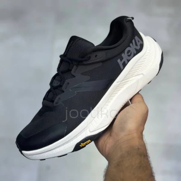 کفش هوکا ترنسپورت مشکی سفید Hoka Transport Black Alabaster — تصویر ۶