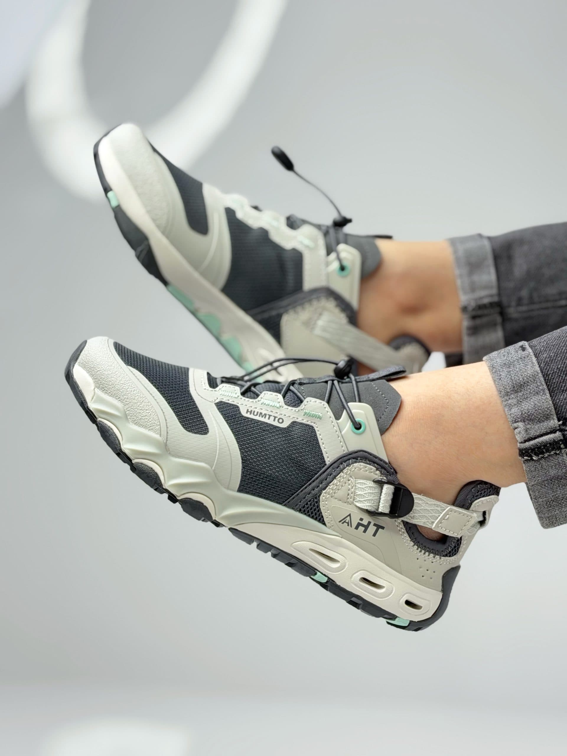 کفش آبنوردی هامتو زنانه کرمی خاکستری Humtto Women’s beige gray Shoes — تصویر ۳