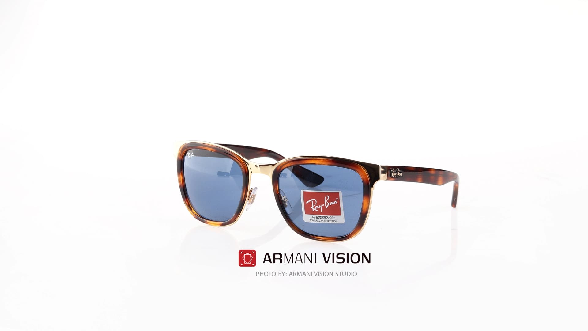 عینک ری بن RAYBAN – CLYDE – RB3709 – 011/80 — تصویر ۴