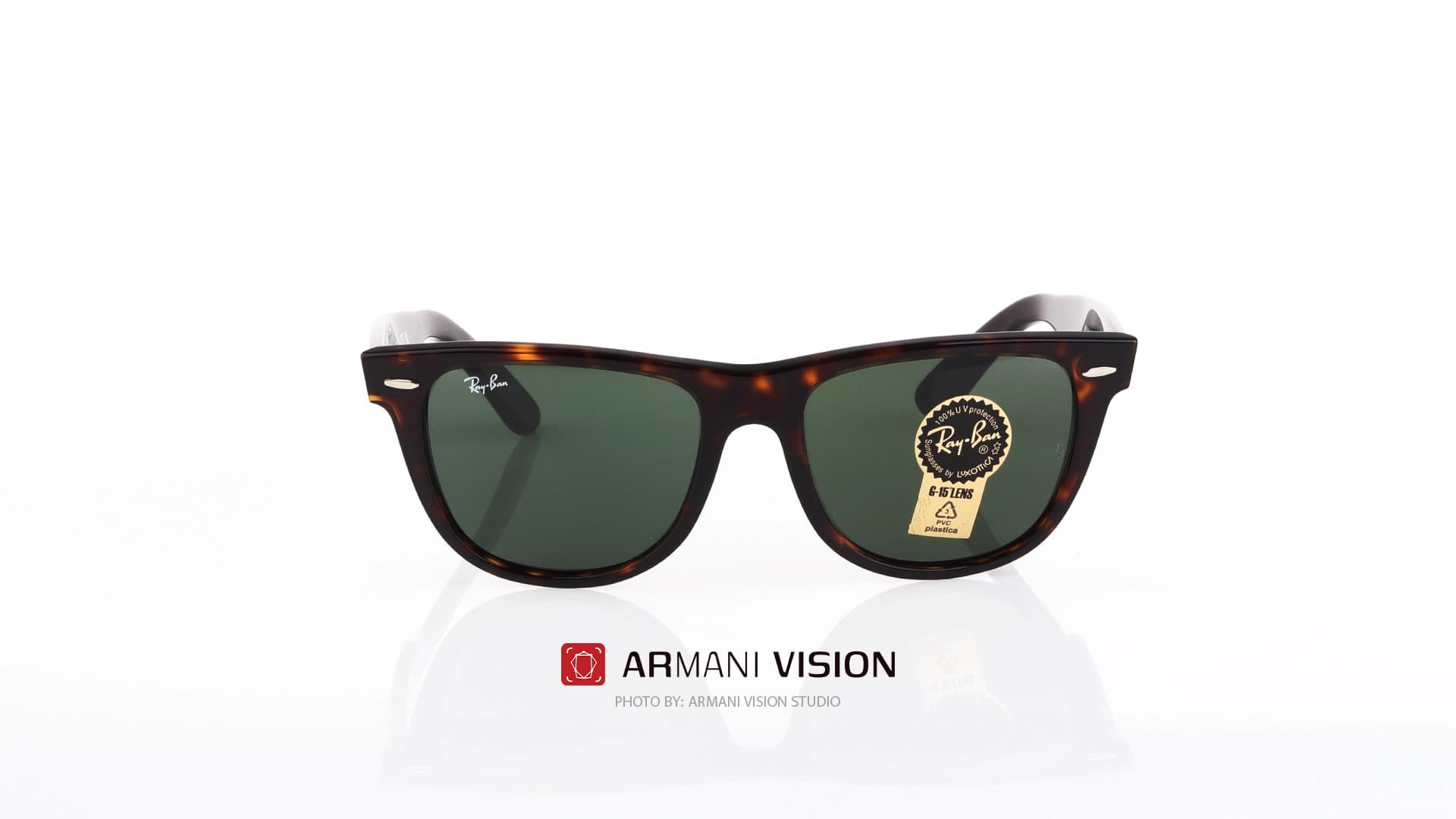 عینک ری بن RAY-BAN – WAYFARER/HAND MADE – RB2140 – 902 — تصویر ۲