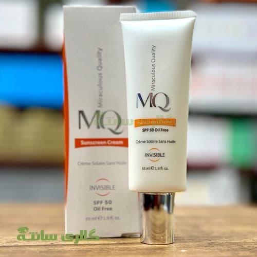 کرم ضد آفتاب بدون رنگ فاقد چربی SPF 50 ام کیو MQ کد KKPK0060