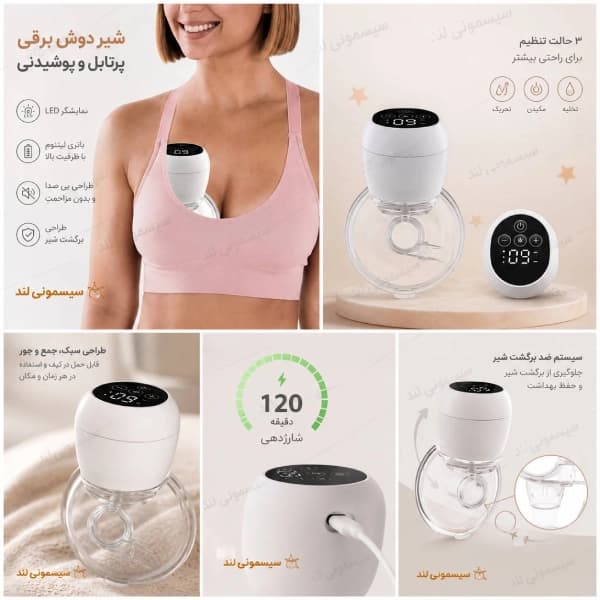 شیردوش برقی پرتابل سوتینی مدل FLK-601 — تصویر ۲