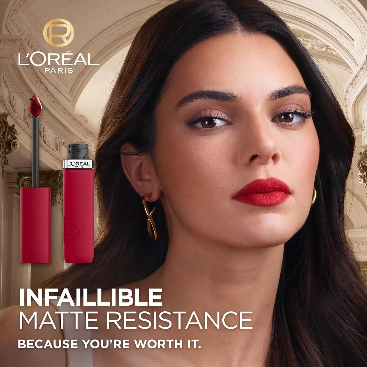 رژ لب مایع لورال مدل Infaillible Matte — تصویر ۲