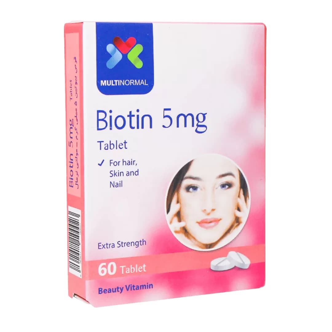 قرص بیوتین مولتی نرمال 60 عددی