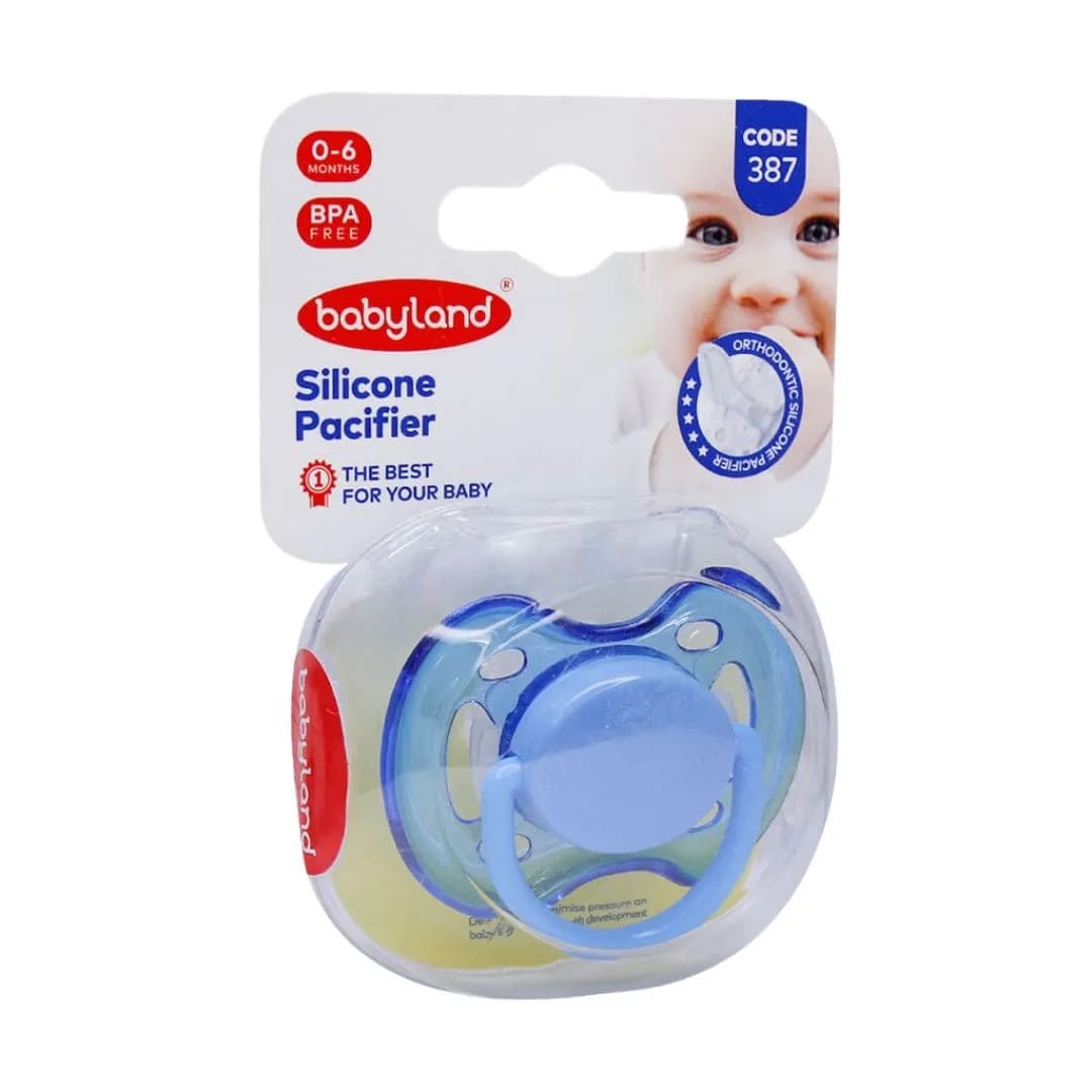 پستانک ارتودنسی 0-6 ماهگی baby land کد 387 — تصویر ۳