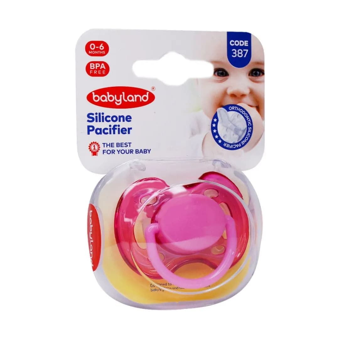 پستانک ارتودنسی 0-6 ماهگی baby land کد 387 — تصویر ۲