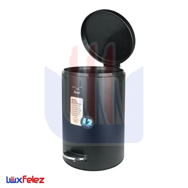 سطل پدال دار شفق مدل 12 لیتری — تصویر ۶