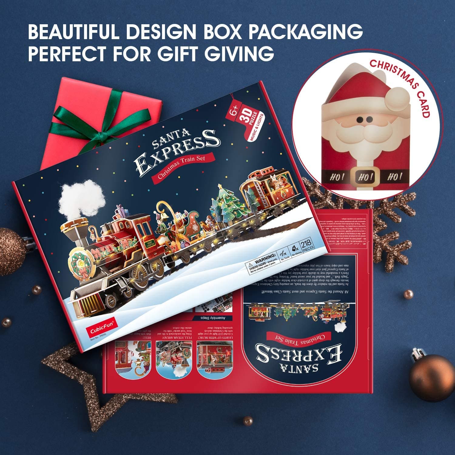 قطار 3 بعدی CubicFun مدل Christmas — تصویر ۲