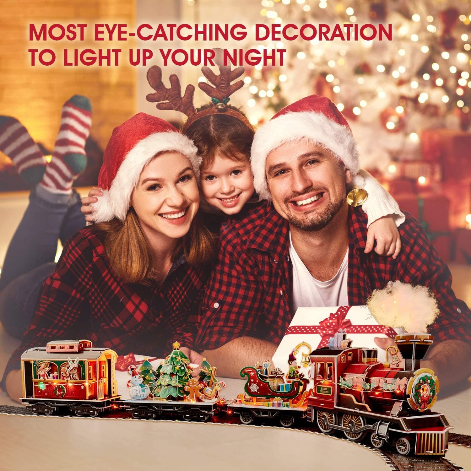 قطار 3 بعدی CubicFun مدل Christmas — تصویر ۳