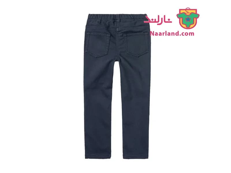 شلوار جین کاغذی کشی لوپیلو سرمه ای تیره — تصویر ۲