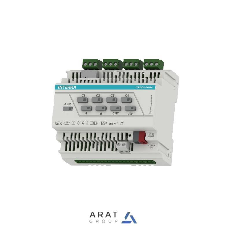 فعال ساز دیمر هوشمند اینترا دارای 4 کانال INTERRA ITR501-0004