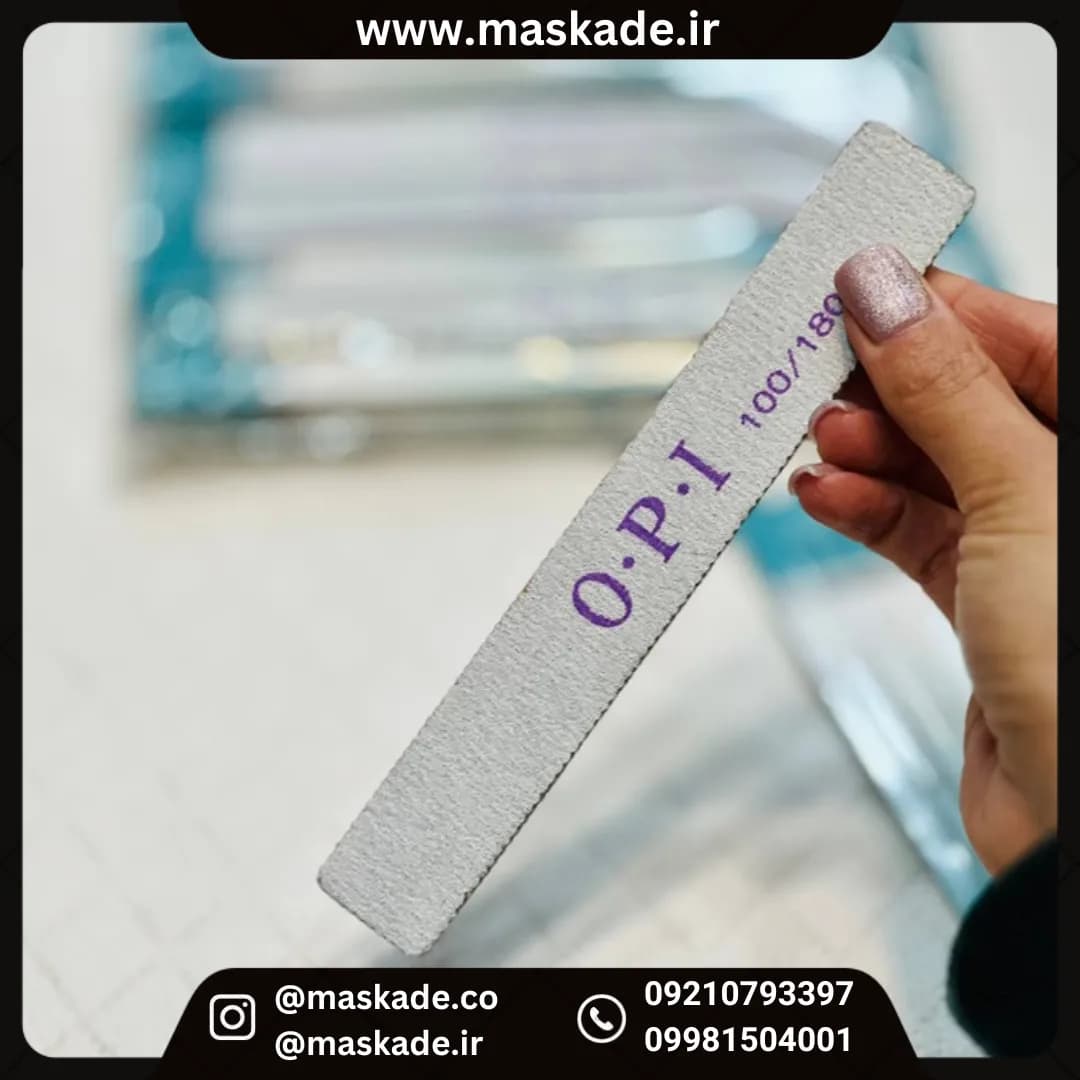 سوهان ناخن دوطرفه opi اورجینال مدل 100/180