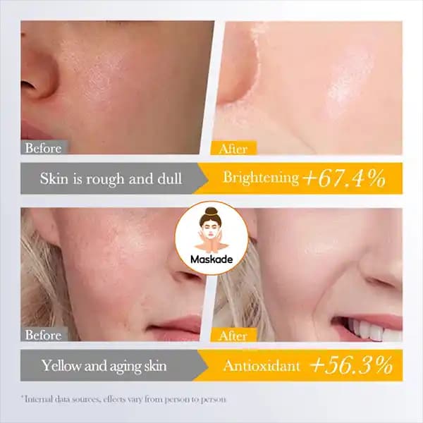 ماسک ورقه ای ویتامین سی و هیالورونیک اسید بیواکوا — تصویر ۴