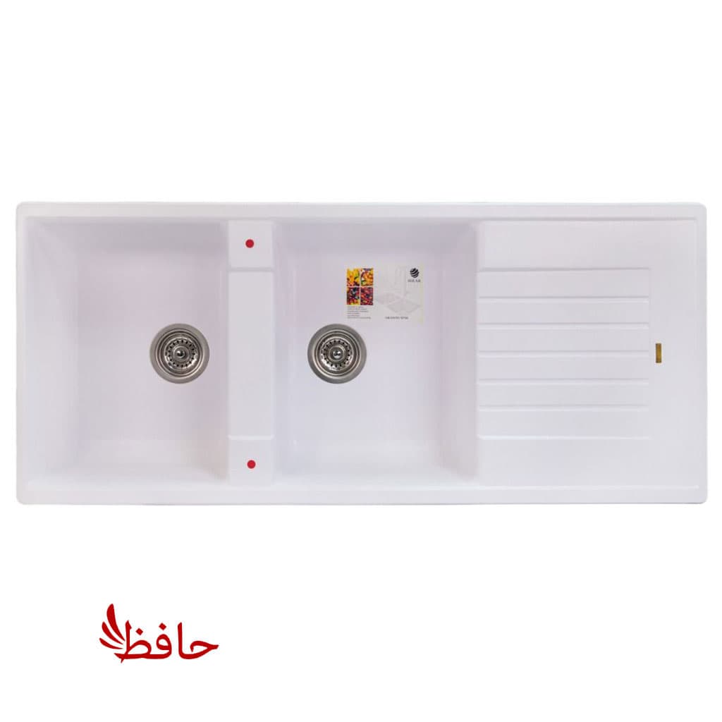 سینک گرانیتی سولار مدل 800 سفید