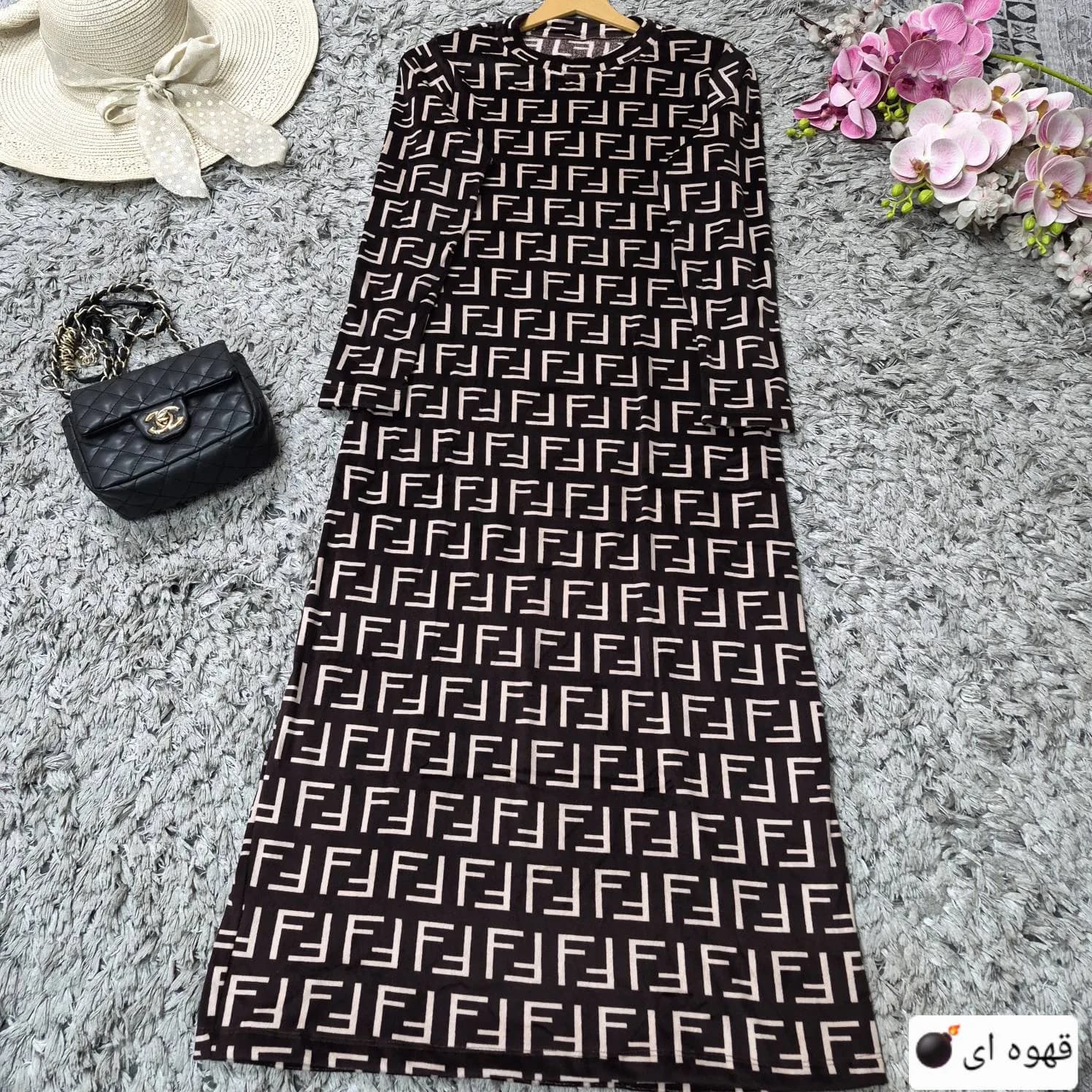 ماکسی مخمل مدل فندی — تصویر ۶