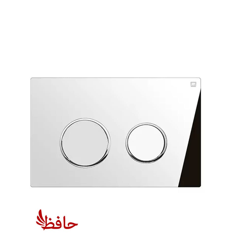 صفحه کلید فلاش تانک توکار ایران مدل گرد کروم