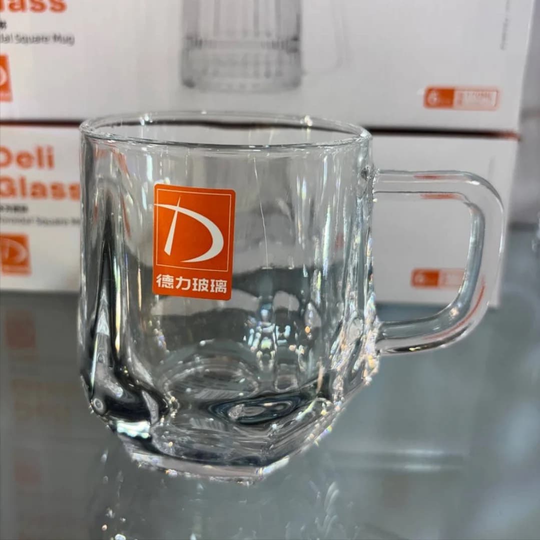 لیوان ۶ تایی دلی Deli طرح دسته دار کد 1048
