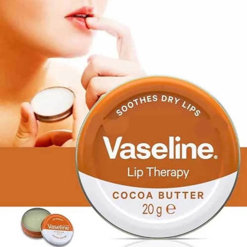 بالم لب وازلین با عصاره کاکائو Vaseline وزن 20 گرم — تصویر ۳