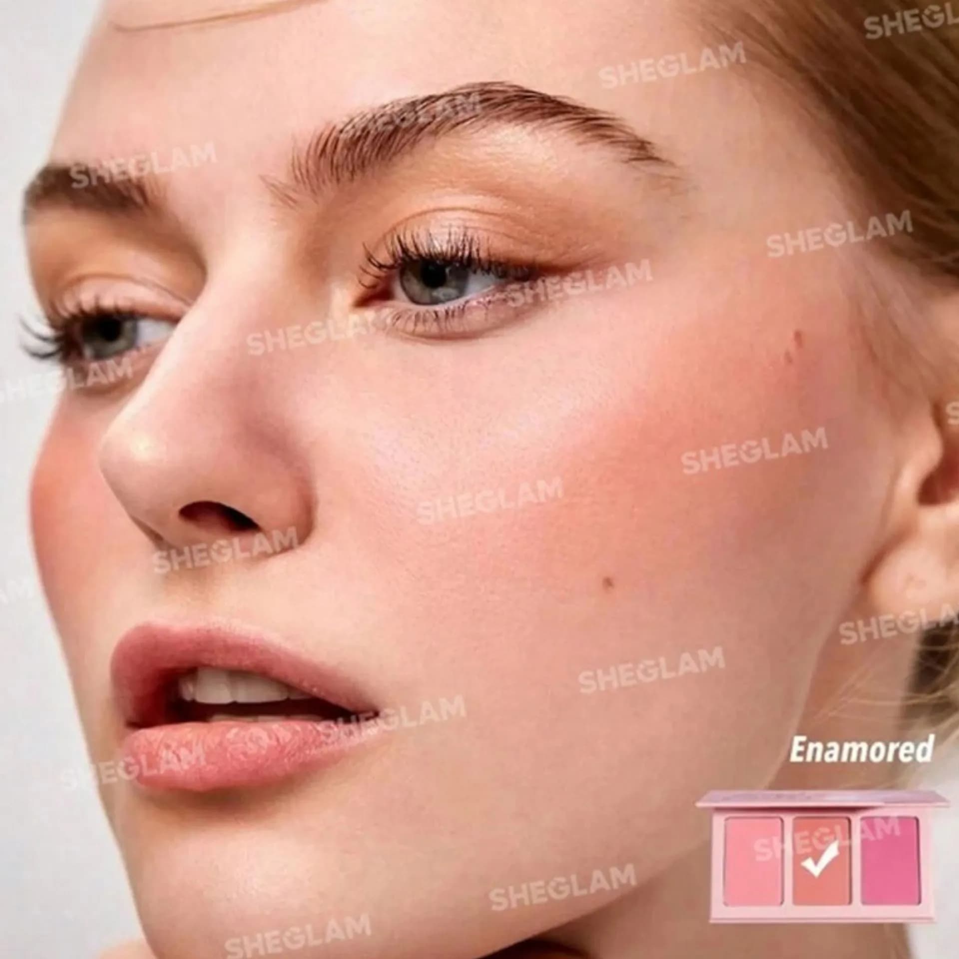 پالت رژگونه سه رنگ مدل Enamored شیگلم SHEGLAM — تصویر ۴