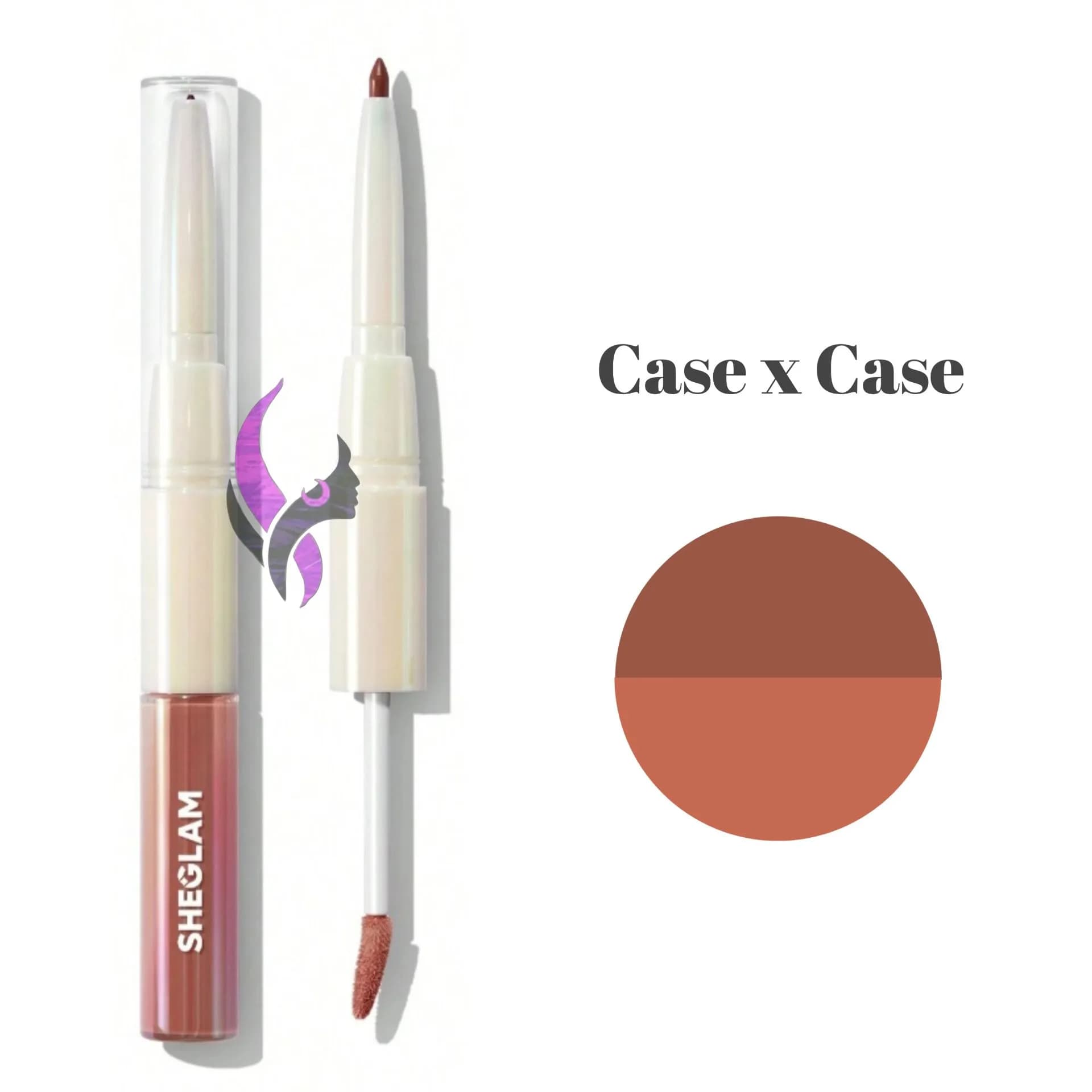 رژلب مایع دو سر با خط لب Sheglam Lip Rules Liner & Gloss Pen — تصویر ۳