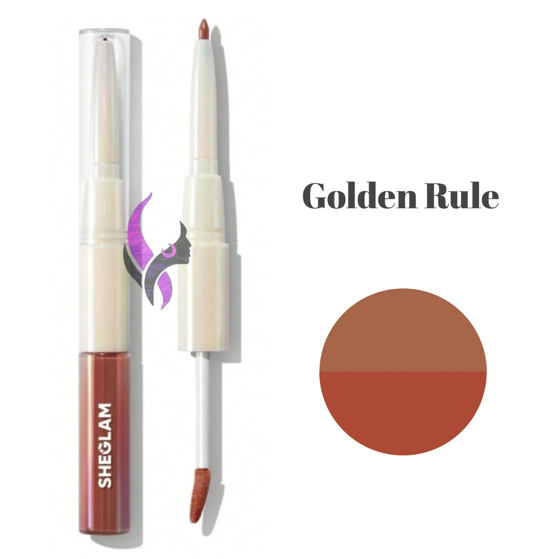 رژلب مایع دو سر با خط لب Sheglam Lip Rules Liner & Gloss Pen — تصویر ۲