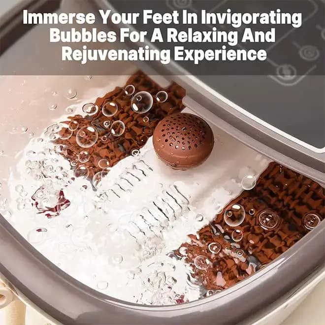 ماساژور و جکوزی حرفه ای رینفو مدل اسپا مخصوص پا RENPHO Foot Spa Bath Massager JD-618 — تصویر ۲
