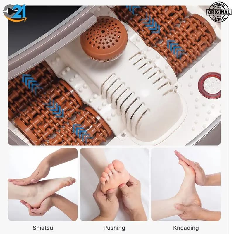 ماساژور و جکوزی حرفه ای رینفو مدل اسپا مخصوص پا RENPHO Foot Spa Bath Massager JD-618 — تصویر ۴