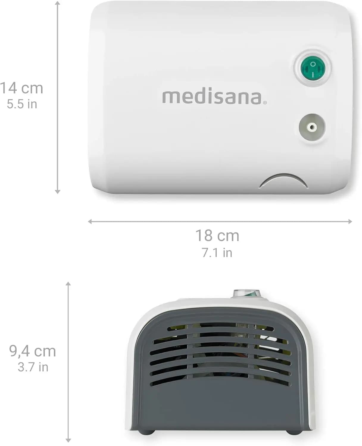 دستگاه تنفسی نبولایزر مدیسانا medisana IN 520 — تصویر ۶