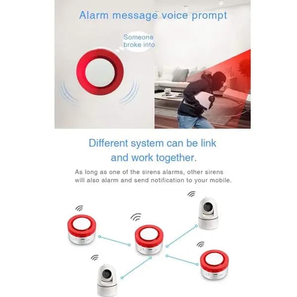 دزدگیر وای فای اینترنتی هوشمند WiFi Smart Siren — تصویر ۳