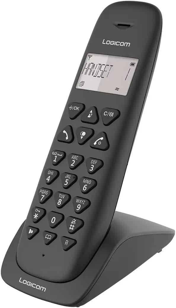 تلفن بی سیم لاجیکم LOGICOM Vega 150 Solo | مشکی — تصویر ۲