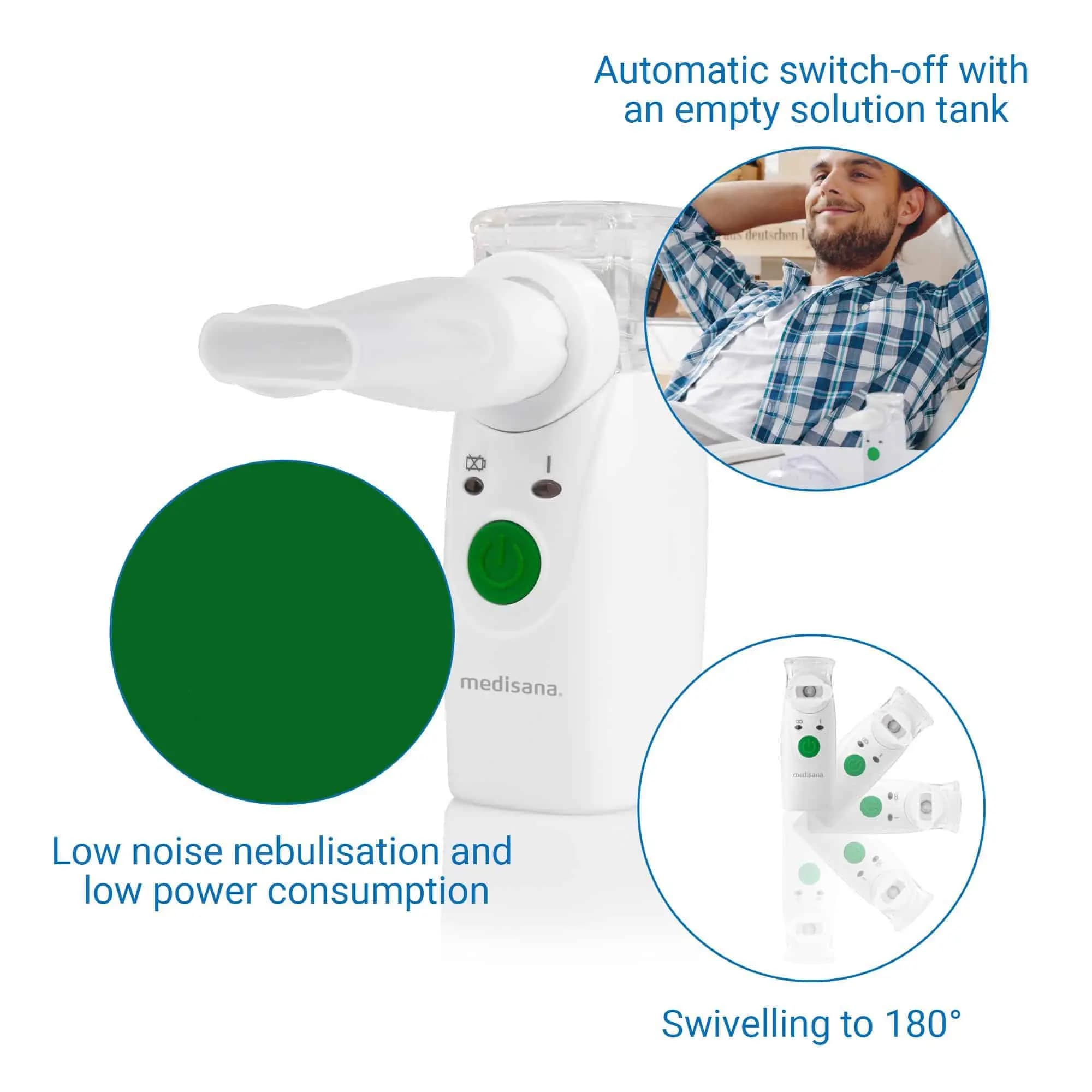 دستگاه تنفسی نبولایزر مدیسانا آلمان medisnana IN 525 Ultraschall-Inhalator — تصویر ۴
