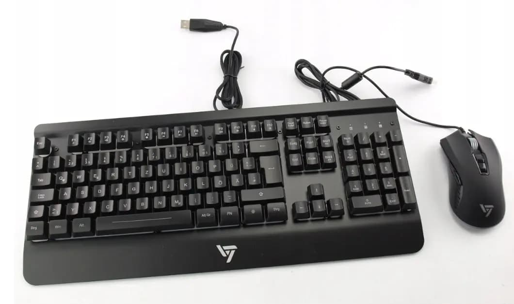 ست کیبورد و ماوس سیم دار Victsing PC279A سفارش آلمان — تصویر ۳
