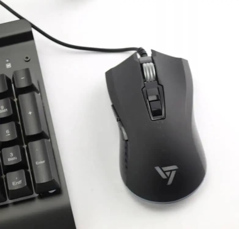ست کیبورد و ماوس سیم دار Victsing PC279A سفارش آلمان — تصویر ۴