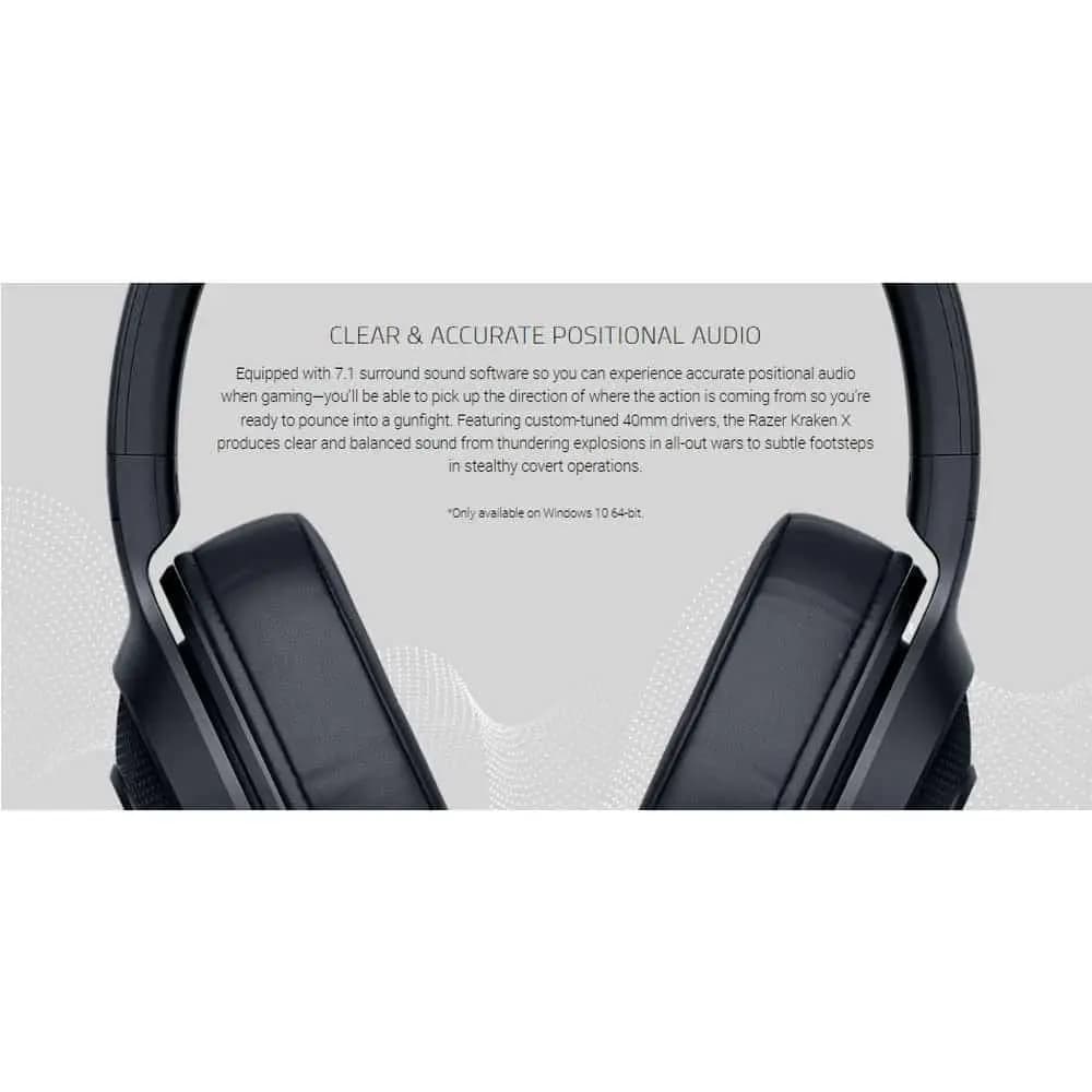 هدست گیمینگ ریزر اورجینال مدل Razer Kraken Black — تصویر ۵