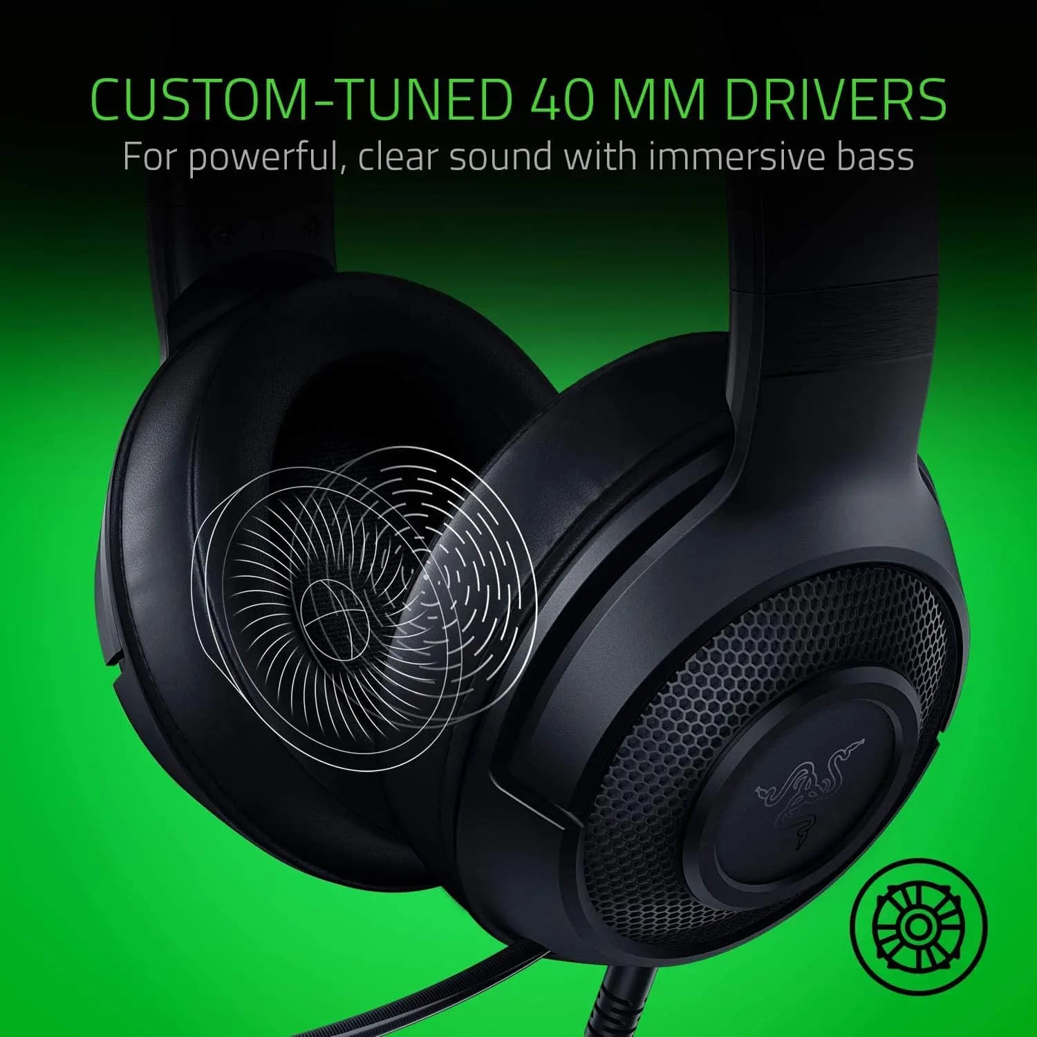 هدست مخصوص بازی ریزر اورجینالRAZER مدل KRAKEN X — تصویر ۵