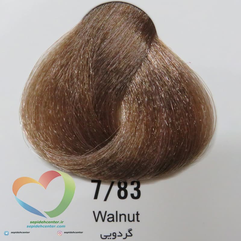 رنگ موی هاترکس گردویی Hotrex Keratin Hair Color Walnut – 7/83