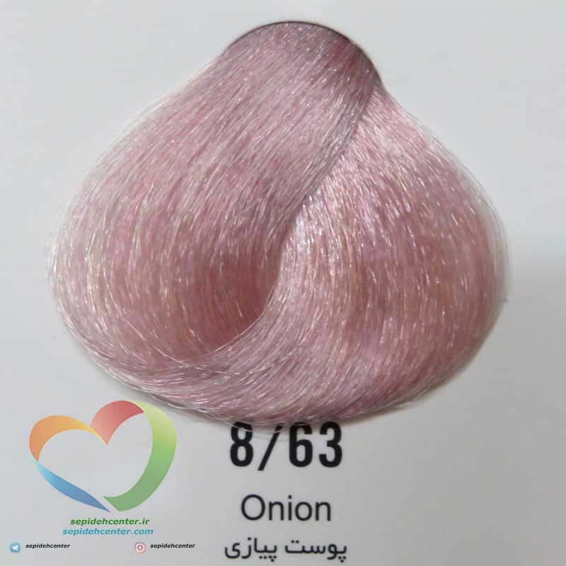 رنگ موی هاترکس پوست پیازی Hotrex Keratin Hair Color Onion – 8/63