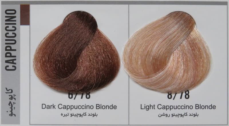 رنگ موی هاترکس بلوند کاپوچینو تیره Hotrex Keratin Hair Color Dark Cappuccino Blonde – 6/78 — تصویر ۲