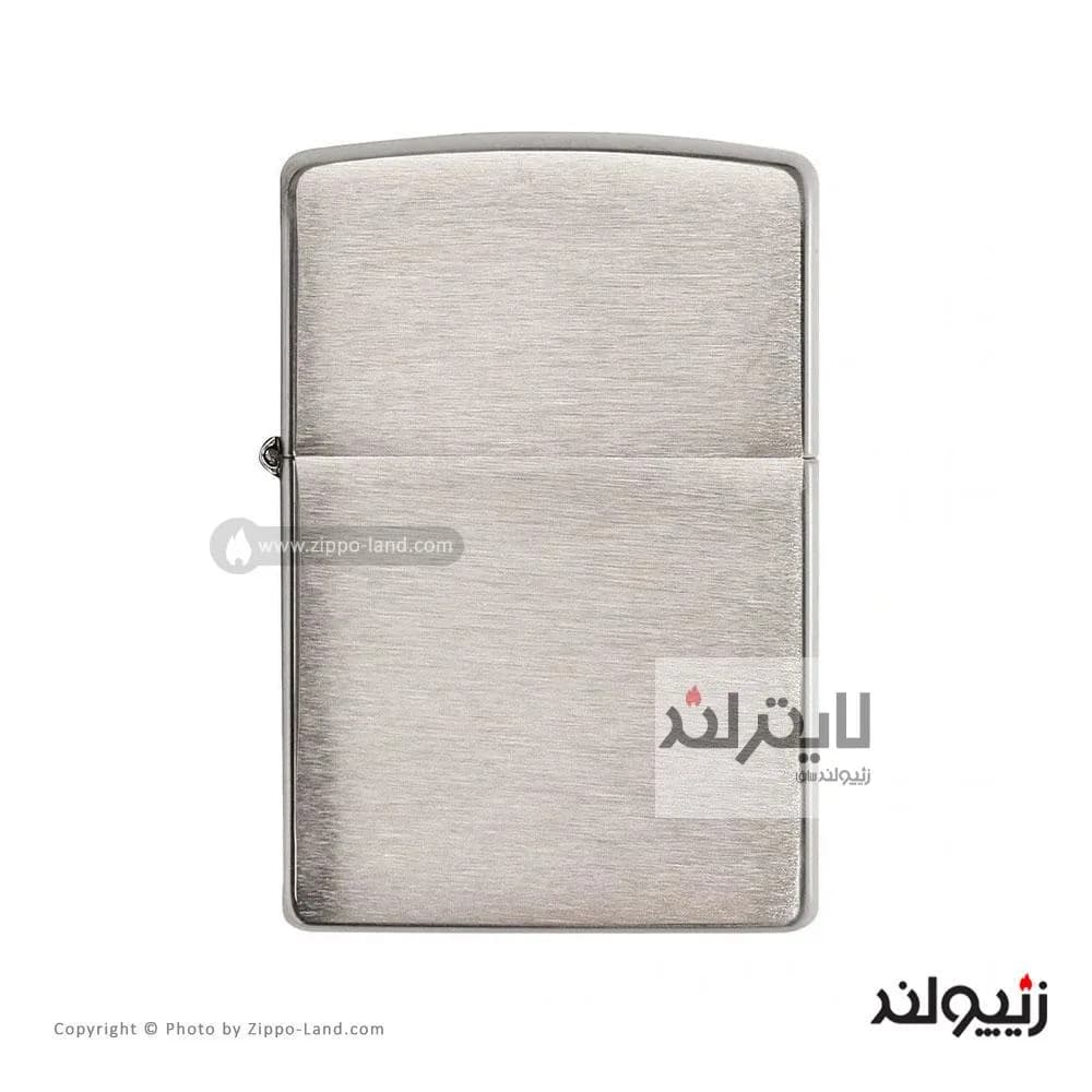 فندک زیپو مدل Armor Brushed Chrome کد 162