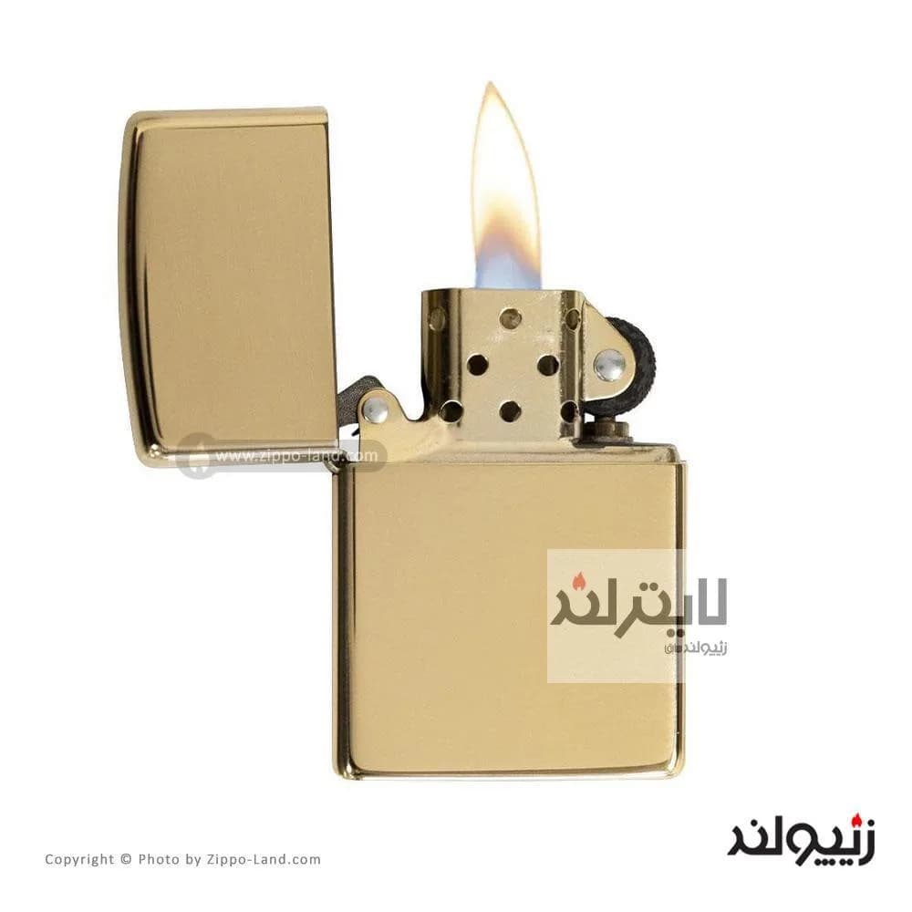 فندک زیپو مدل Armor High Polish Brass کد 169 — تصویر ۲
